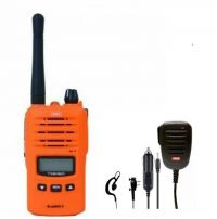 Gme TX6160XODLX Orange 5 Watt Uhf Handheld Radio acc6160 kit